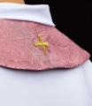 Stuła liturgiczna różowa z haftem krzyża - KST/967/08/11 - HAF KST/967/08/11 - Dewocjonalia P.H. Jakóbczak - Katolicki sklep liturgiczny i hurtownia