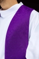 Stuła liturgiczna fioletowa z haftem krzyża - KST/967/03/11 - HAF KST/967/03/11 - Dewocjonalia P.H. Jakóbczak - Katolicki sklep liturgiczny i hurtownia