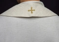 Stuła liturgiczna ecru z haftem PAX - KST/090/05/42 - HAF KST/090/05/42 - Dewocjonalia P.H. Jakóbczak - Katolicki sklep liturgiczny i hurtownia