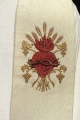 Stuła kapłańska złota z dekoracyjnym haftem - KST/159/10/37 - HAF KST/159/10/37 - Dewocjonalia P.H. Jakóbczak - Katolicki sklep liturgiczny i hurtownia