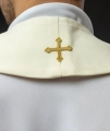 Stuła liturgiczna ecru z haftem eucharystycznym - KST/003/05/01 - HAF KST/003/05/01 - Dewocjonalia P.H. Jakóbczak - Katolicki sklep liturgiczny i hurtownia