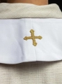 Stuła liturgiczna biała z haftem maryjnym - KST/040/04/01 - HAF KST/040/04/01 - Dewocjonalia P.H. Jakóbczak - Katolicki sklep liturgiczny i hurtownia
