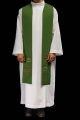Stuła kapłańska zielona z haftem krzyża - KST/007/01/12 - HAF KST/007/01/12 - Dewocjonalia P.H. Jakóbczak - Katolicki sklep liturgiczny i hurtownia