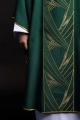 Zielony ornat z haftowanym pasem PAX - LE/7050/01 - HAF LE/7050/01 - Dewocjonalia P.H. Jakóbczak - Katolicki sklep liturgiczny i hurtownia