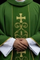 Ornat zielony z eucharystycznym pasem ozdobnym - KOR/148/01/01 - HAF KOR/148/01/01 - Dewocjonalia P.H. Jakóbczak - Katolicki sklep liturgiczny i hurtownia