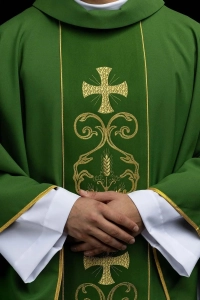 Ornat zielony z eucharystycznym pasem ozdobnym - KOR/148/01/01