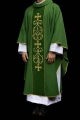Ornat zielony z eucharystycznym pasem ozdobnym - KOR/148/01/01 - HAF KOR/148/01/01 - Dewocjonalia P.H. Jakóbczak - Katolicki sklep liturgiczny i hurtownia