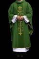 Ornat zielony z eucharystycznym pasem ozdobnym - KOR/148/01/01 - HAF KOR/148/01/01 - Dewocjonalia P.H. Jakóbczak - Katolicki sklep liturgiczny i hurtownia