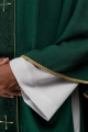 Ornat zielony z haftowanym pasem i motywem krzyża - LE/7074/01 - HAF LE/7074/01 - Dewocjonalia P.H. Jakóbczak - Katolicki sklep liturgiczny i hurtownia