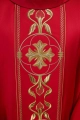 Ornat czerwony haftowany z ozdobnym pasem - KOR/267/02/53 - HAF KOR/267/02/53 - Dewocjonalia P.H. Jakóbczak - Katolicki sklep liturgiczny i hurtownia
