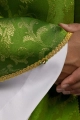 Ornat zielony ręcznie zdobiony z kamieniami naturalnymi - HM/7003/01/90 - HAF HM/7003/01/90 - Dewocjonalia P.H. Jakóbczak - Katolicki sklep liturgiczny i hurtownia