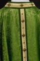 Ornat zielony ręcznie zdobiony z kamieniami naturalnymi - HM/7003/01/90 - HAF HM/7003/01/90 - Dewocjonalia P.H. Jakóbczak - Katolicki sklep liturgiczny i hurtownia