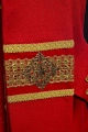 Ornat czerwony ręcznie zdobiony z kamieniami naturalnymi - HM/7001/02/71/PA02 - HAF HM/7001/02/71/PA02 - Dewocjonalia P.H. Jakóbczak - Katolicki sklep liturgiczny i hurtownia