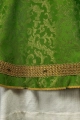 Ornat zielony ręcznie zdobiony z kamieniami naturalnymi - HM/7010/01/90 - HAF HM/7010/01/90 - Dewocjonalia P.H. Jakóbczak - Katolicki sklep liturgiczny i hurtownia