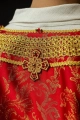 Ornat czerwony z kamieniami naturalnymi - HM/7010/02/90 - HAF HM/7010/02/90 - Dewocjonalia P.H. Jakóbczak - Katolicki sklep liturgiczny i hurtownia