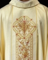 Ornat złoty bogato zdobiony motywem IHS - KOR/056/10/37 - HAF KOR/056/10/37 - Dewocjonalia P.H. Jakóbczak - Katolicki sklep liturgiczny i hurtownia