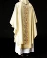 Ornat złoty bogato zdobiony motywem IHS - KOR/056/10/37 - HAF KOR/056/10/37 - Dewocjonalia P.H. Jakóbczak - Katolicki sklep liturgiczny i hurtownia