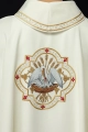 Ornat ecru haftowany z motywem pelikana - KOR/395/05/01 - HAF KOR/395/05/01 - Dewocjonalia P.H. Jakóbczak - Katolicki sklep liturgiczny i hurtownia