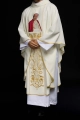 Ornat ecru z wizerunkiem papieża Jana Pawła II - KOR/096/05/01 - HAF KOR/096/05/01 - Dewocjonalia P.H. Jakóbczak - Katolicki sklep liturgiczny i hurtownia