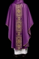 Fioletowy ornat bogato haftowany z połyskiem - LE/7021/03 - HAF LE/7021/03 - Dewocjonalia P.H. Jakóbczak - Katolicki sklep liturgiczny i hurtownia