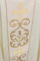 Ornat liturgiczny ecru z ozdobnym pasem - KOR/148/05/81 - HAF KOR/148/05/81 - Dewocjonalia P.H. Jakóbczak - Katolicki sklep liturgiczny i hurtownia