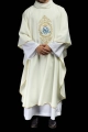 Ornat ecru z motywem maryjnym i złotym haftem - KOR/232/05/12 - HAF KOR/232/05/12 - Dewocjonalia P.H. Jakóbczak - Katolicki sklep liturgiczny i hurtownia