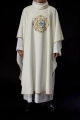Ornat ecru haftowany z motywem maryjnym - KOR/384/05/12 - HAF KOR/384/05/12 - Dewocjonalia P.H. Jakóbczak - Katolicki sklep liturgiczny i hurtownia