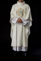 Ornat ecru haftowany z motywem maryjnym - KOR/384/05/12 - HAF KOR/384/05/12 - Dewocjonalia P.H. Jakóbczak - Katolicki sklep liturgiczny i hurtownia