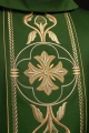 Haftowany ornat zielony z dekoracyjnym pasem - KOR/267/01/53 - HAF KOR/267/01/53 - Dewocjonalia P.H. Jakóbczak - Katolicki sklep liturgiczny i hurtownia