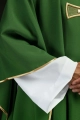 Ornat zielony z haftowanym motywem krzyża - KOR/258/01/12 - HAF KOR/258/01/12 - Dewocjonalia P.H. Jakóbczak - Katolicki sklep liturgiczny i hurtownia