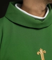 Ornat zielony z wypukłym haftem JHS - KOR/255/01/12 - HAF KOR/255/01/12 - Dewocjonalia P.H. Jakóbczak - Katolicki sklep liturgiczny i hurtownia