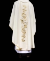 Ornat ecru bożonarodzeniowy z wizerunkiem Świętej Rodziny - KOR/196/05/01 - HAF KOR/196/05/01 - Dewocjonalia P.H. Jakóbczak - Katolicki sklep liturgiczny i hurtownia