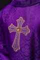 Ornat fioletowy haftowany z symbolem krzyża - KOR/227/03/11 - HAF KOR/227/03/11 - Dewocjonalia P.H. Jakóbczak - Katolicki sklep liturgiczny i hurtownia
