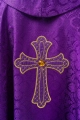 Ornat fioletowy haftowany z symbolem krzyża - KOR/227/03/11 - HAF KOR/227/03/11 - Dewocjonalia P.H. Jakóbczak - Katolicki sklep liturgiczny i hurtownia