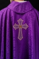 Ornat fioletowy haftowany z symbolem krzyża - KOR/227/03/11 - HAF KOR/227/03/11 - Dewocjonalia P.H. Jakóbczak - Katolicki sklep liturgiczny i hurtownia