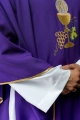 Ornat fioletowy z haftem kielicha i winogron - KOR/208/03/12 - HAF KOR/208/03/12 - Dewocjonalia P.H. Jakóbczak - Katolicki sklep liturgiczny i hurtownia