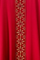 Ornat czerwony z haftem w jaskrawoczerwonym kolorze - LE/7026/02 - HAF LE/7026/02 - Dewocjonalia P.H. Jakóbczak - Katolicki sklep liturgiczny i hurtownia