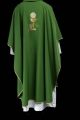 Ornat zielony z haftem kielicha i winogron - KOR/208/01/12 - HAF KOR/208/01/12 - Dewocjonalia P.H. Jakóbczak - Katolicki sklep liturgiczny i hurtownia