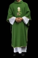 Ornat zielony z haftem kielicha i winogron - KOR/208/01/12 - HAF KOR/208/01/12 - Dewocjonalia P.H. Jakóbczak - Katolicki sklep liturgiczny i hurtownia