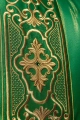 Zielony ornat bogato haftowany z połyskiem - LE/7021/01 - HAF LE/7021/01 - Dewocjonalia P.H. Jakóbczak - Katolicki sklep liturgiczny i hurtownia