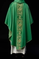 Zielony ornat bogato haftowany z połyskiem - LE/7021/01 - HAF LE/7021/01 - Dewocjonalia P.H. Jakóbczak - Katolicki sklep liturgiczny i hurtownia