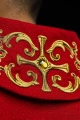 Czerwony ornat liturgiczny bogato haftowany kamieniami - LE/7014/02 - HAF LE/7014/02 - Dewocjonalia P.H. Jakóbczak - Katolicki sklep liturgiczny i hurtownia
