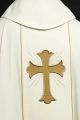 Ornat ecru z haftowanym krzyżem i kłosami - KOR/375/05/53 - HAF KOR/375/05/53 - Dewocjonalia P.H. Jakóbczak - Katolicki sklep liturgiczny i hurtownia