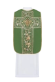 Ornat rzymski zielony z haftem IHS - KOR/200/01/01 - HAF KOR/200/01/01 - Dewocjonalia P.H. Jakóbczak - Katolicki sklep liturgiczny i hurtownia