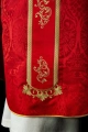 Czerwony ornat haftowany wzorem Jezusa Chrystusa - KOR/190/02/83/PA - HAF KOR/190/02/83/PA - Dewocjonalia P.H. Jakóbczak - Katolicki sklep liturgiczny i hurtownia