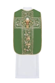 Ornat rzymski zielony z haftem kielicha eucharystycznego - KOR/198/01/01 - HAF KOR/198/01/01 - Dewocjonalia P.H. Jakóbczak - Katolicki sklep liturgiczny i hurtownia