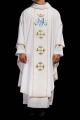 Ornat maryjny biały z pasem - KOR/128/04/01 - HAF KOR/128/04/01 - Dewocjonalia P.H. Jakóbczak - Katolicki sklep liturgiczny i hurtownia