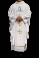 Ornat maryjny biały z pasem - KOR/128/04/01 - HAF KOR/128/04/01 - Dewocjonalia P.H. Jakóbczak - Katolicki sklep liturgiczny i hurtownia
