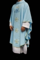 Ornat maryjny niebieski z pasem - KOR/128/06/01 - HAF KOR/128/06/01 - Dewocjonalia P.H. Jakóbczak - Katolicki sklep liturgiczny i hurtownia