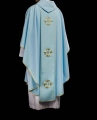 Ornat maryjny niebieski z pasem - KOR/128/06/01 - HAF KOR/128/06/01 - Dewocjonalia P.H. Jakóbczak - Katolicki sklep liturgiczny i hurtownia